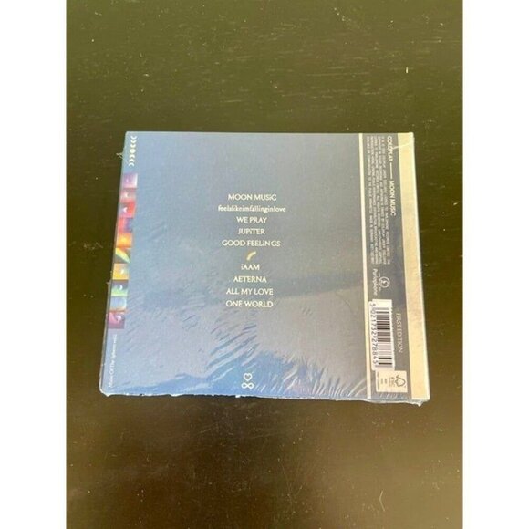 Coldplay Autograph Signed Art Card + Moon Music (EcoCD) NEW SEALED - Picture 4 of 6